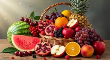 Una dieta rica en productos