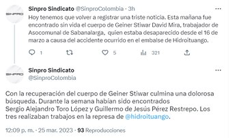 El Sindicato de Trabajadores UNE