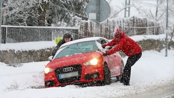 La nieve vuelve a Madrid: