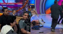 Alberto del Río ‘El Patrón’ golpea a producción de Venga La Alegría en vivo; seguridad de TV Azteca interviene |Video