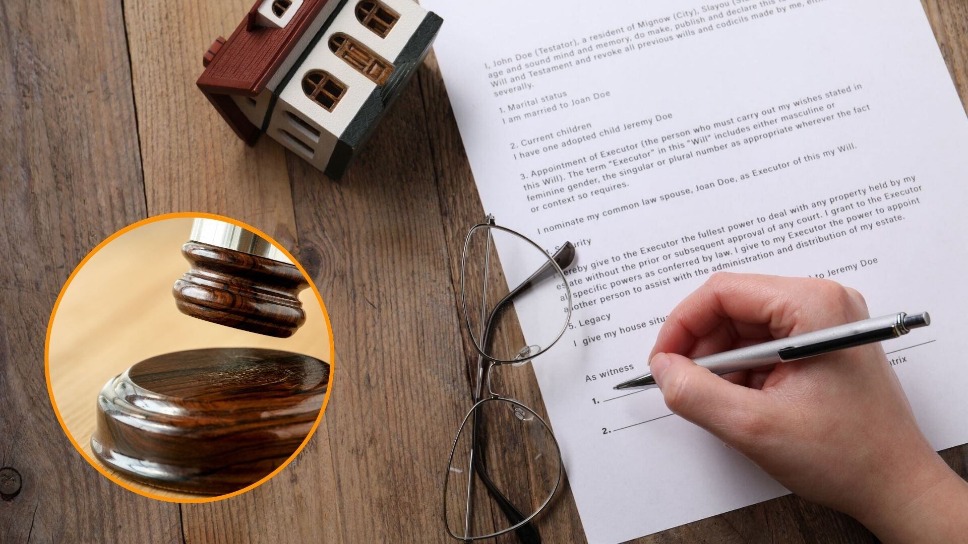 Un hombre recurre el reparto de una herencia por entender que recibió menos que sus hermanos y la Justicia lo rechaza (Montaje Infobae)