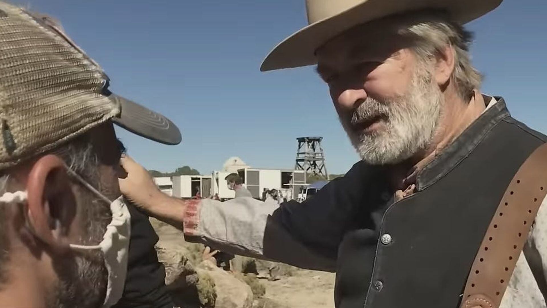 Alec Baldwin en el rodaje de