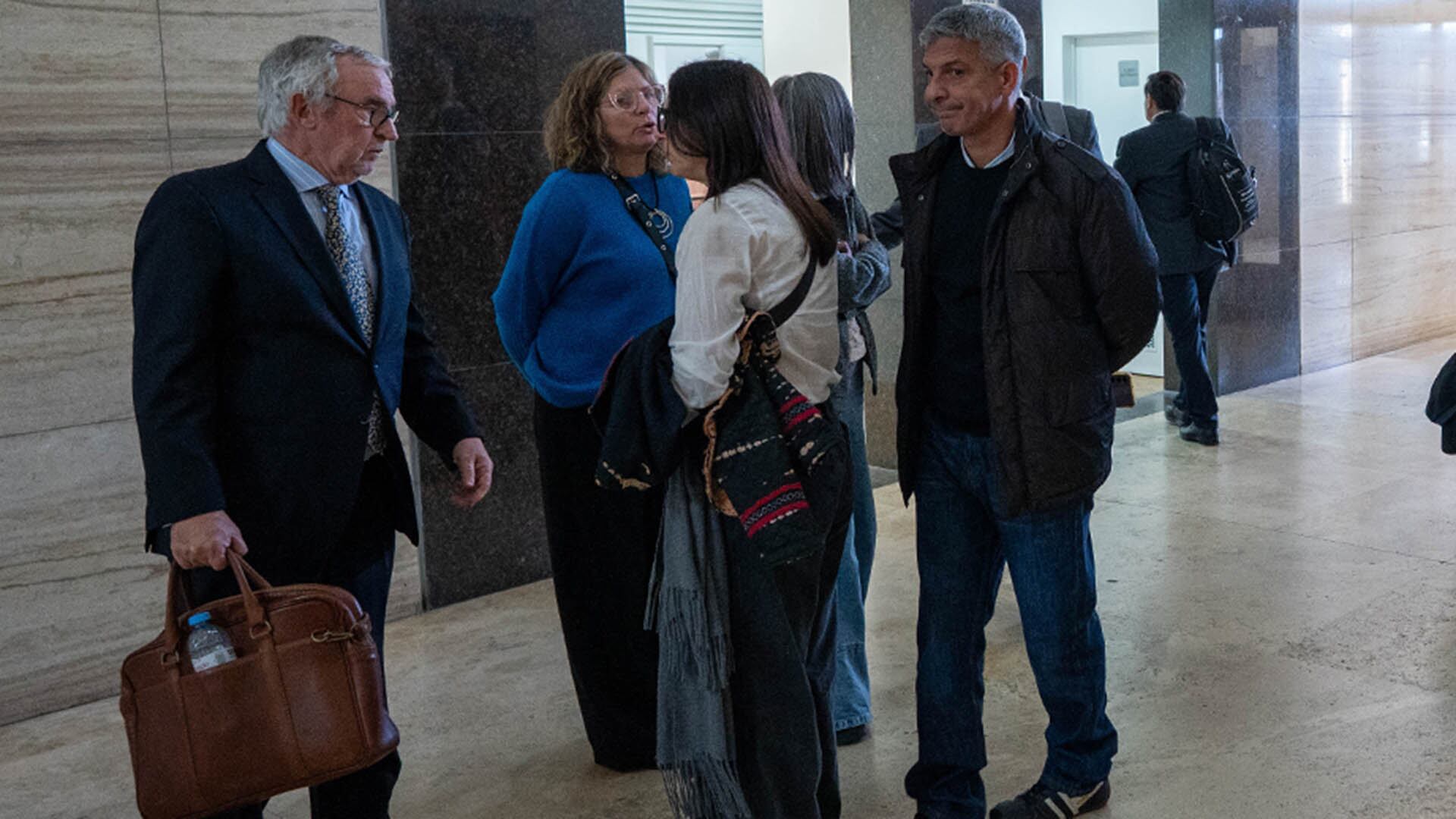 El imputado Marcelo Corazza en los tribunales de Comodoro Py (fiscales.gob.ar)