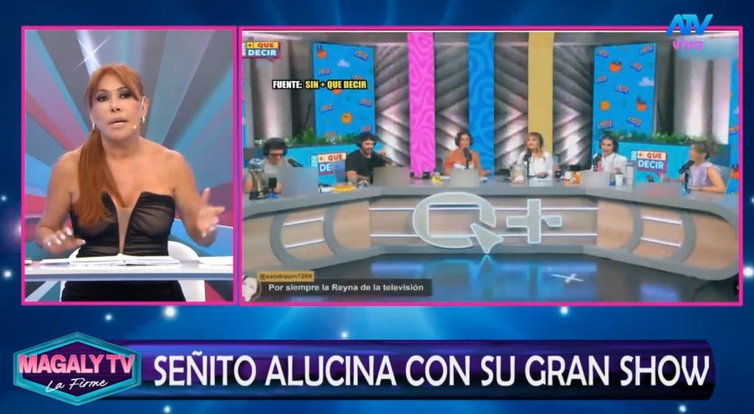 Magaly Medina marca distancia ante posible regreso de Gisela a ATV: “La otra no me vengas”. Captura: Magaly TV La Firme.