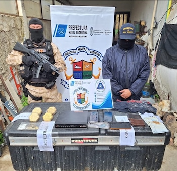 Prefectura secuestró más de 1.200 millones de pesos en lingotes de oro en Caleta Olivia