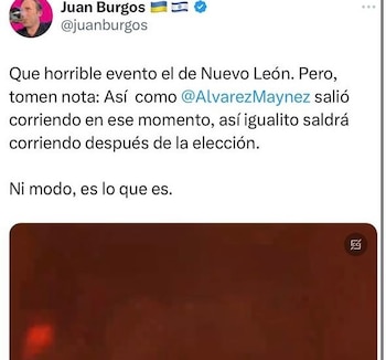 El candidato a la presidencia