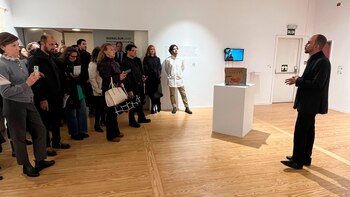 Alex Brahim presentó la muestra