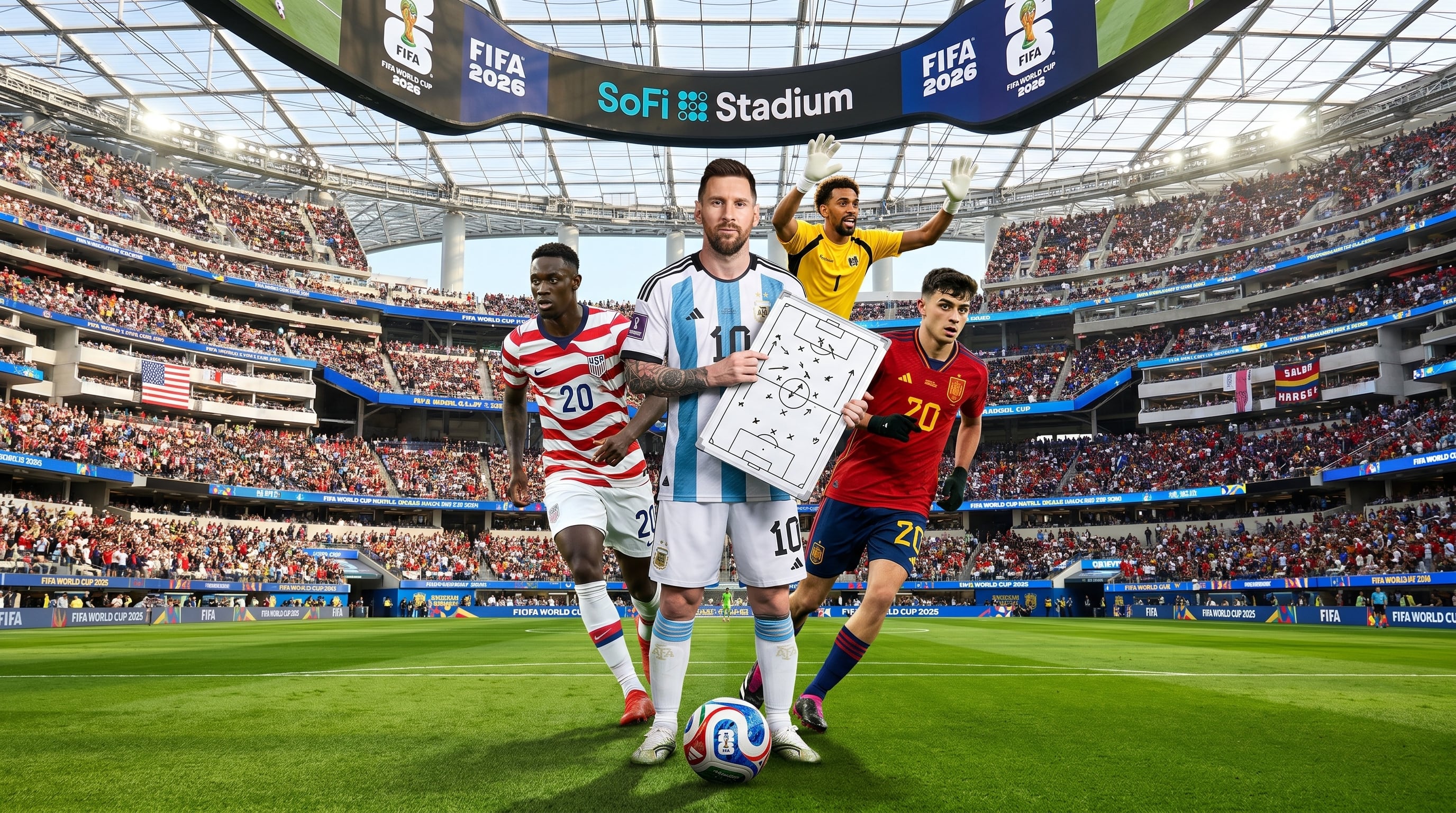 El once ideal de la primera fecha del Mundial (Imagen Ilustrativa Infobae)