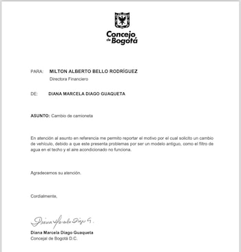 Esta fue la solicitud de