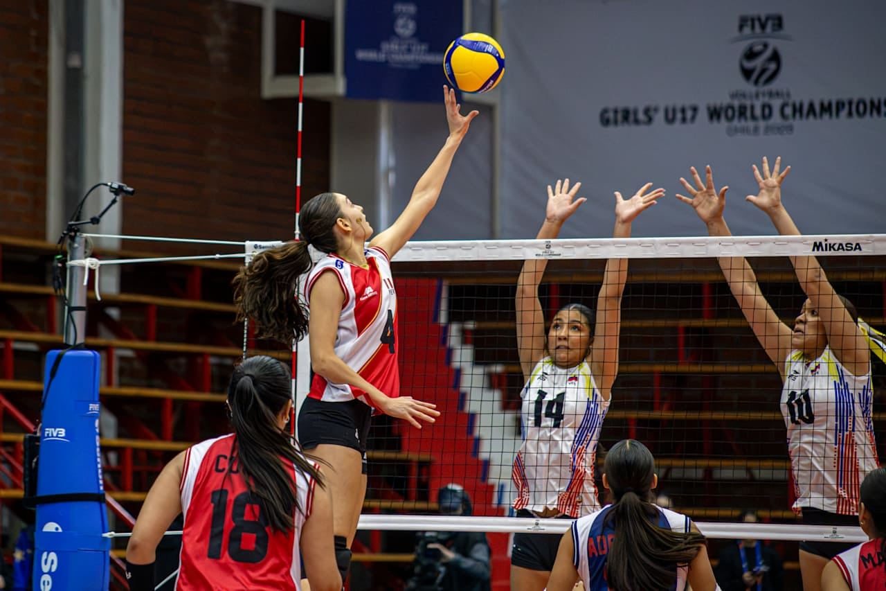Perú cayó 3-1 ante Venezuela en la fecha 2 del Mundial Sub 17 de vóley 2026. Créditos: FIVB.