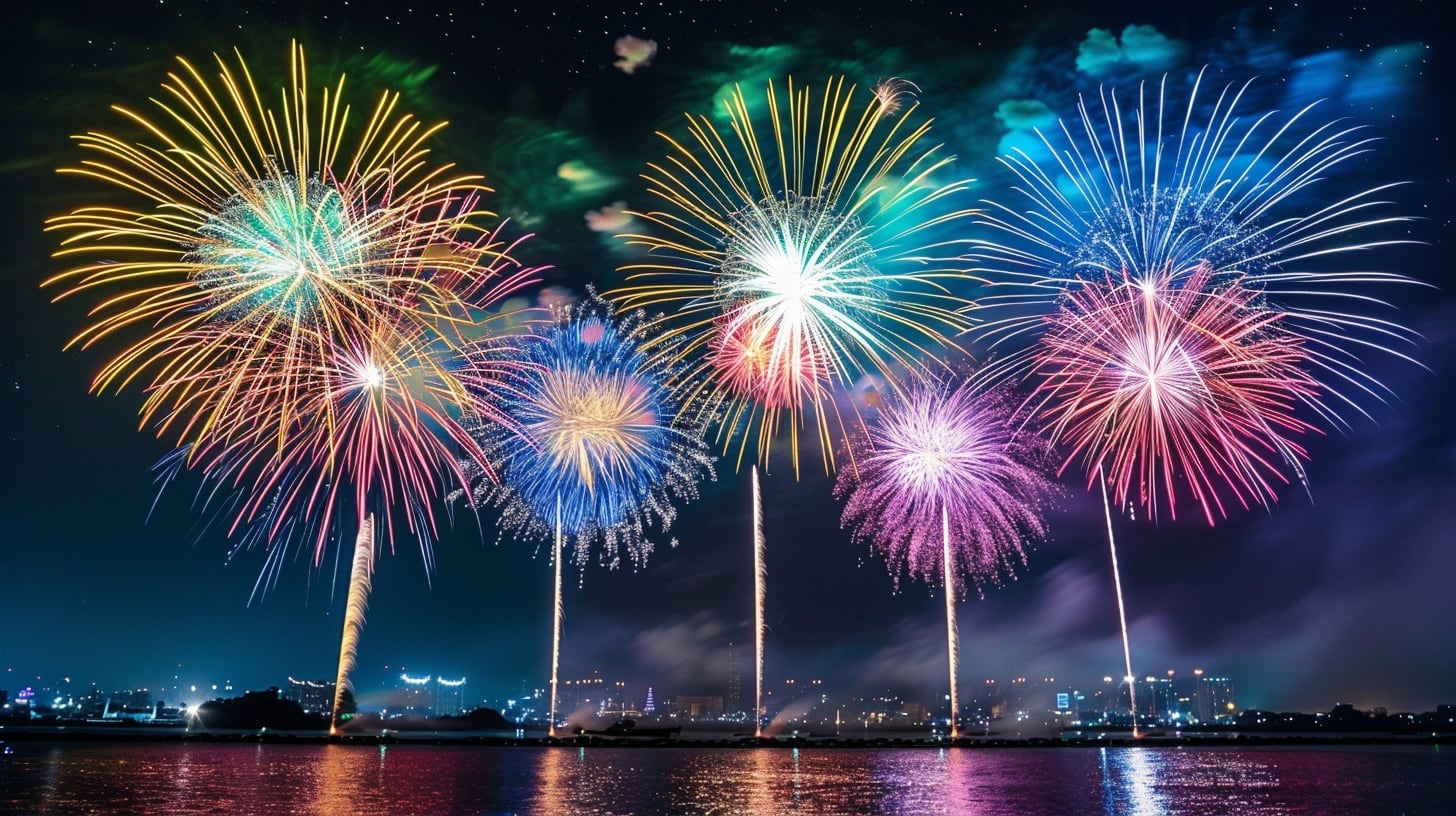 El uso de fuegos artificiales genera contaminación invisible en aire, agua y suelo durante las celebraciones (Imagen Ilustrativa Infobae)