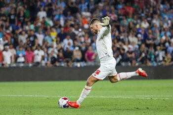 Volpi cobrando un penal Credit: