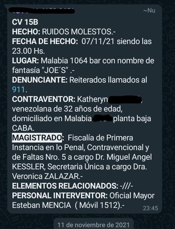 Otra de las denuncias contra