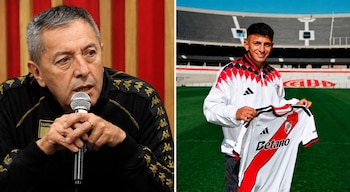Eduardo Méndez, presidente de Independiente Santa Fe, habló antes del partido de vuelta contra River Plate por la Copa Sudamericana -crédito @SantaFe /@RiverPlate/ X