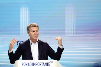 El presidente del Partido Popular,
