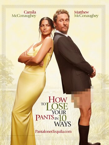 Matthew McConaughey se quitó los pantalones para recrear el póster de “Cómo perder a un hombre en 10 días” - Infobae