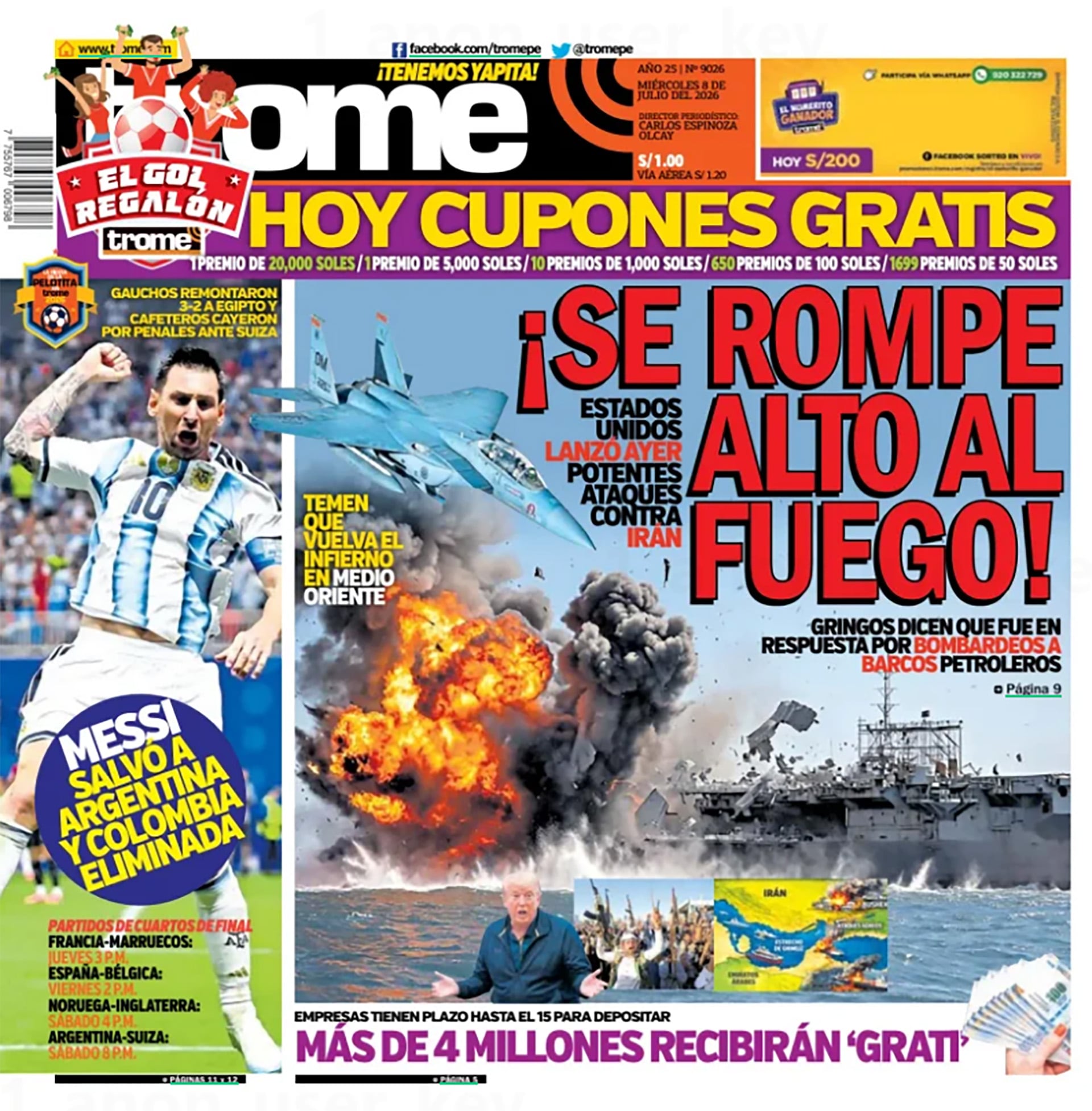 Victoria selección argentina portadas mundo