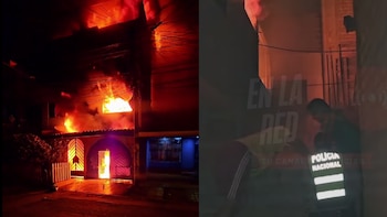 Gran incendio consume vivienda de