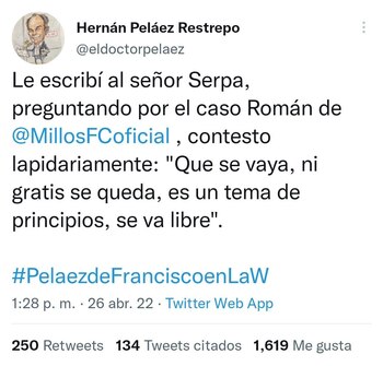 El directivo tiene clara su