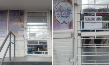 El centro estético Beauty Láser de la doctora Danubia Blanco fue cerrado porque no contaba con autorización para la prestación de servicios - crédito @Gerson_bermont/X