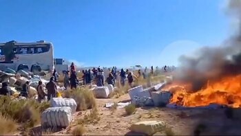 Los heridos fueron trasladados al