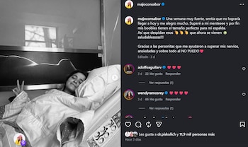 Majo ressurgiu com seu gosto após a separação de alto nível e confirmou que foi submetido a uma cirurgia. Foto: IG.