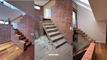 Polémica en redes sociales por destrucción de unas escaleras diseñadas por Salmona durante una remodelación en Bogotá: “Aberración con luces LED”