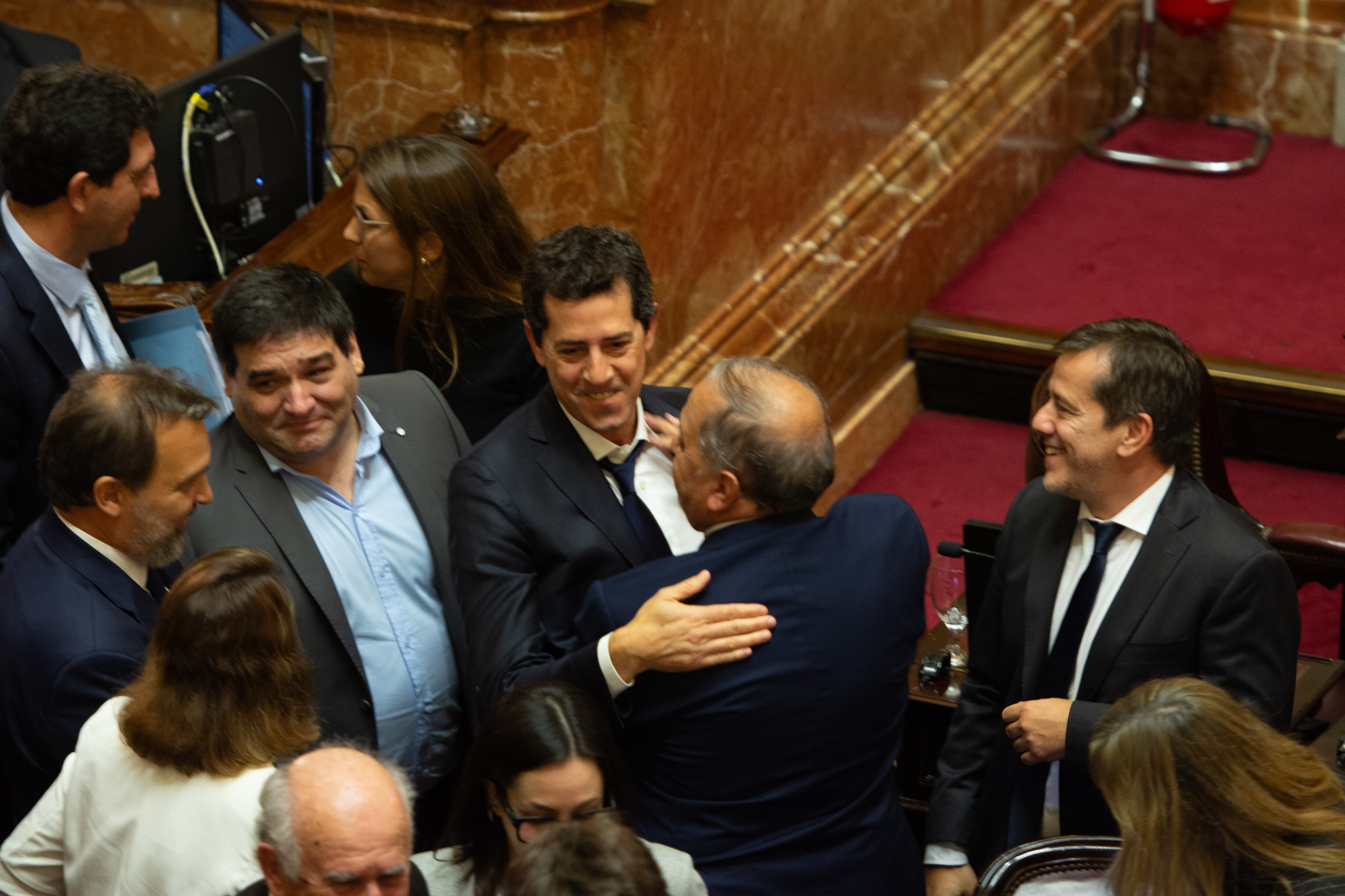 El kirchnerismo festejó la caída de Ficha Limpia en el Senado (RS Fotos)