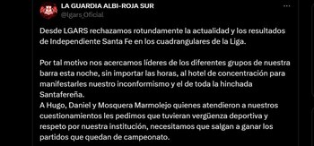 Este fue el pronunciamiento de