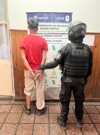 El acusado quedó a disposición de la UFI N° 3 de La Plata (Gentileza)
