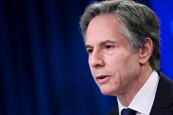 El secretario de estado de EEUU, Antony Blinken