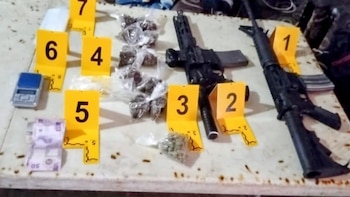 Armas, droga y dinero en