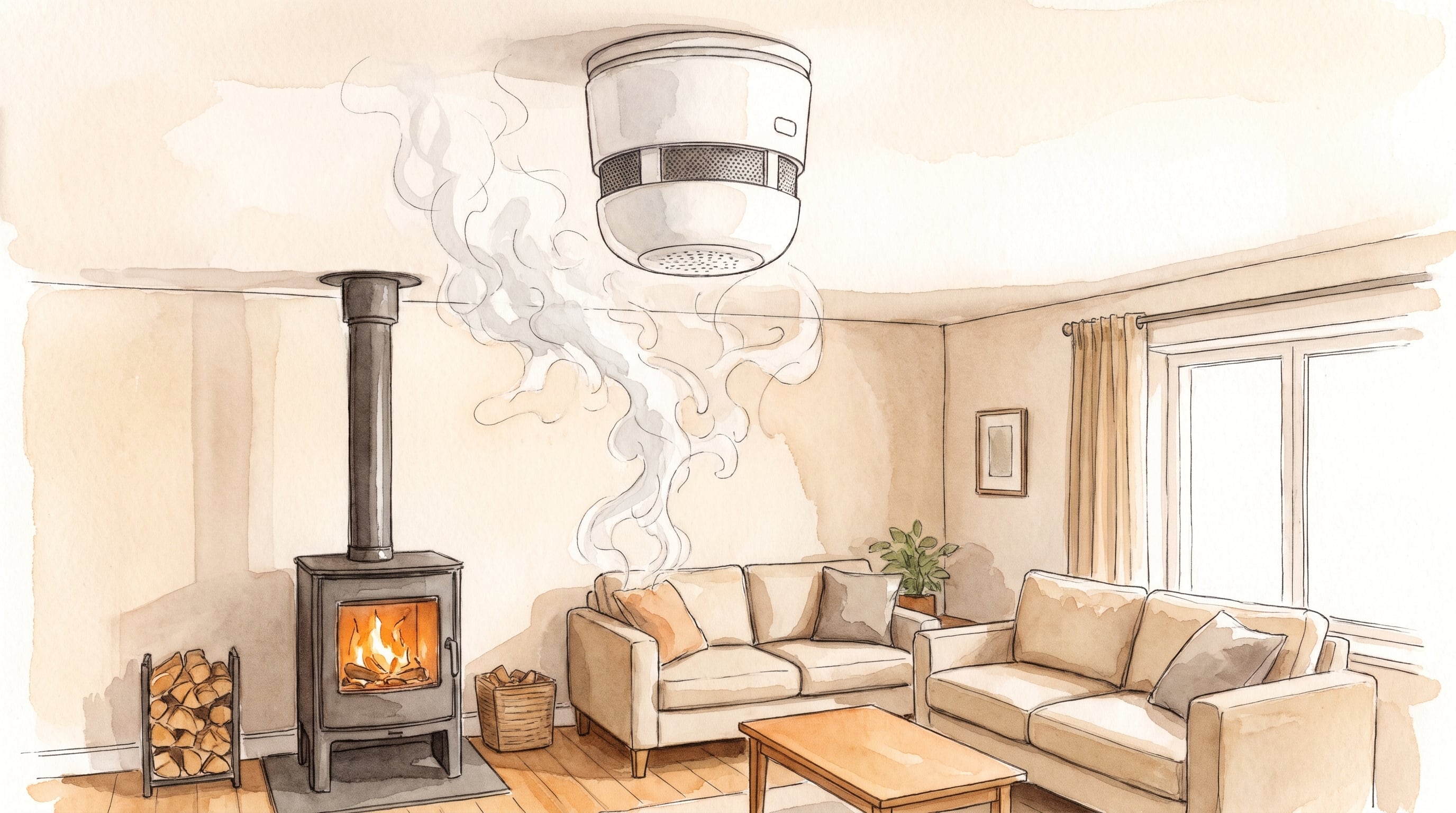 La ubicación del detector condiciona su capacidad para advertir un incendio. (Imagen Ilustrativa Infobae)