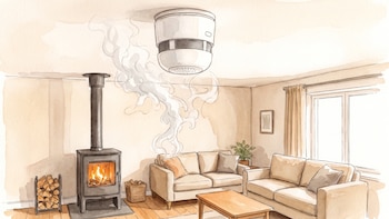 5 zonas que conviene evitar al instalar detectores de humo