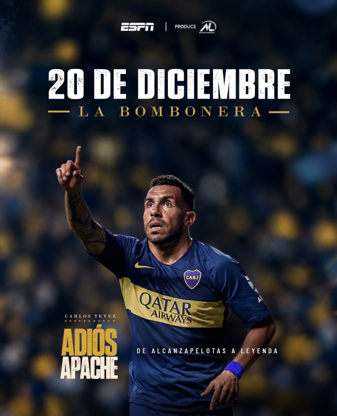 El anuncio de la despedida de Carlos Tevez (Instagram)