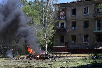 Kramatorsk - Bombardeo - Guerra Rusia Ucrania