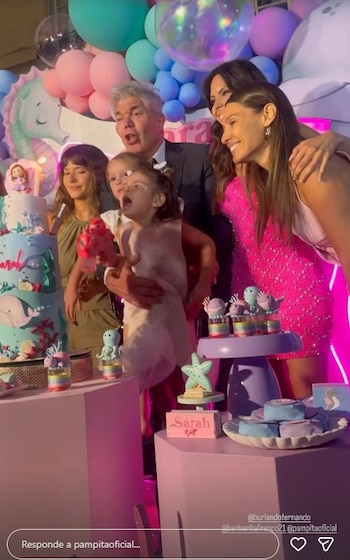 Pampita y su hija Ana