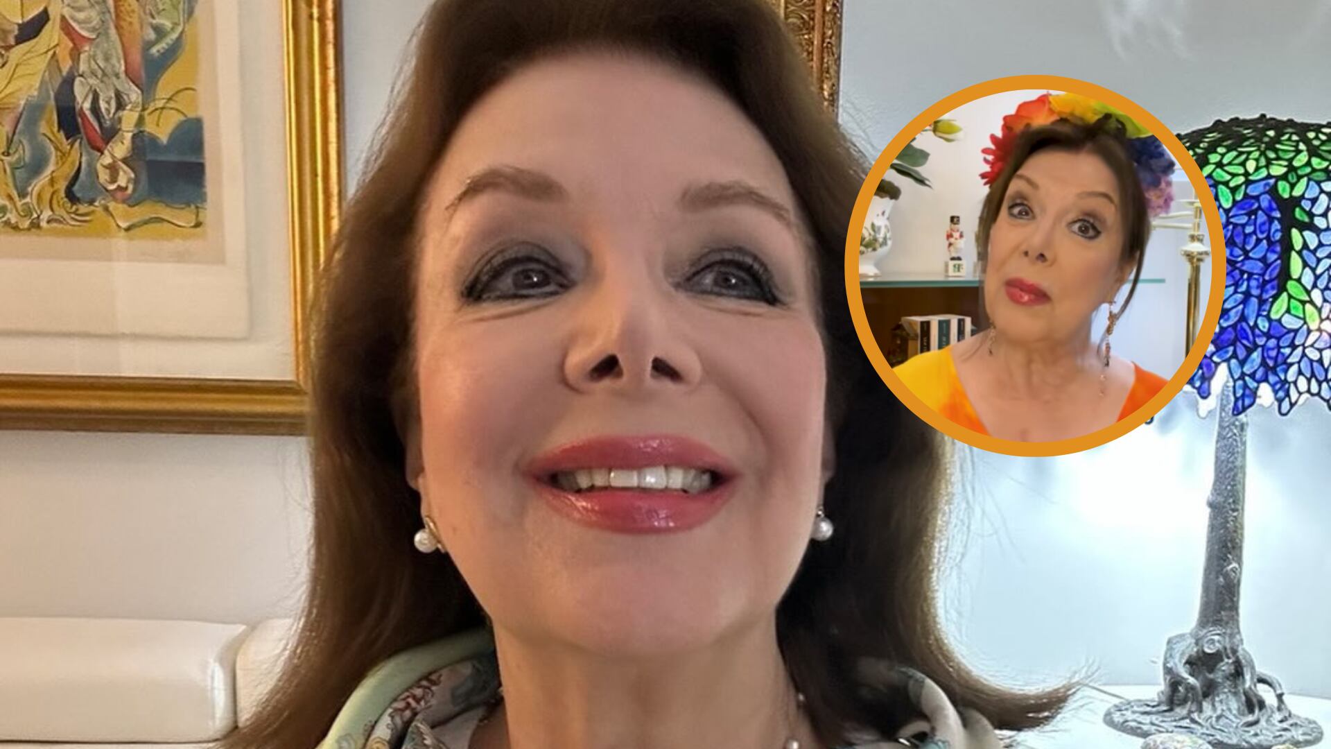 Virginia Vallejo habló sobre su situación de salud actual - crédito virginiavallejoofficial/Instagram - captura de pantalla VirginiaVallejoOffi/YouTube