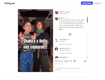 La controversia se amplió tras el señalamiento de seguidores que encontraron paralelismos en la estética visual y la paleta de colores promocionales - crédito Sarao/Instagram