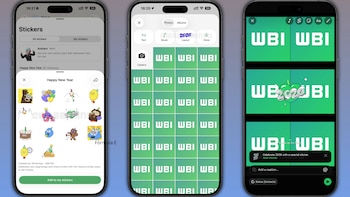 La pegatina no pierde nitidez
