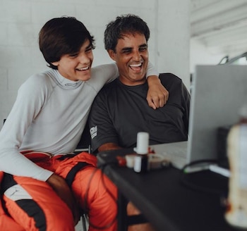 Sebastián Montoya y Juan Pablo Montoya