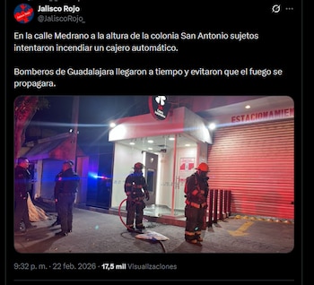 Supuestos integrantes del CJNG vandalizaron