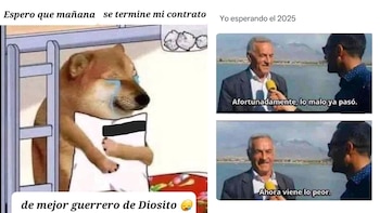 Usuarios de redes sociales recurrieron al humor para despedir un 2024 que hizo todo por ‘acabar con ellos’ y esperar lo mejor del año que inicia.