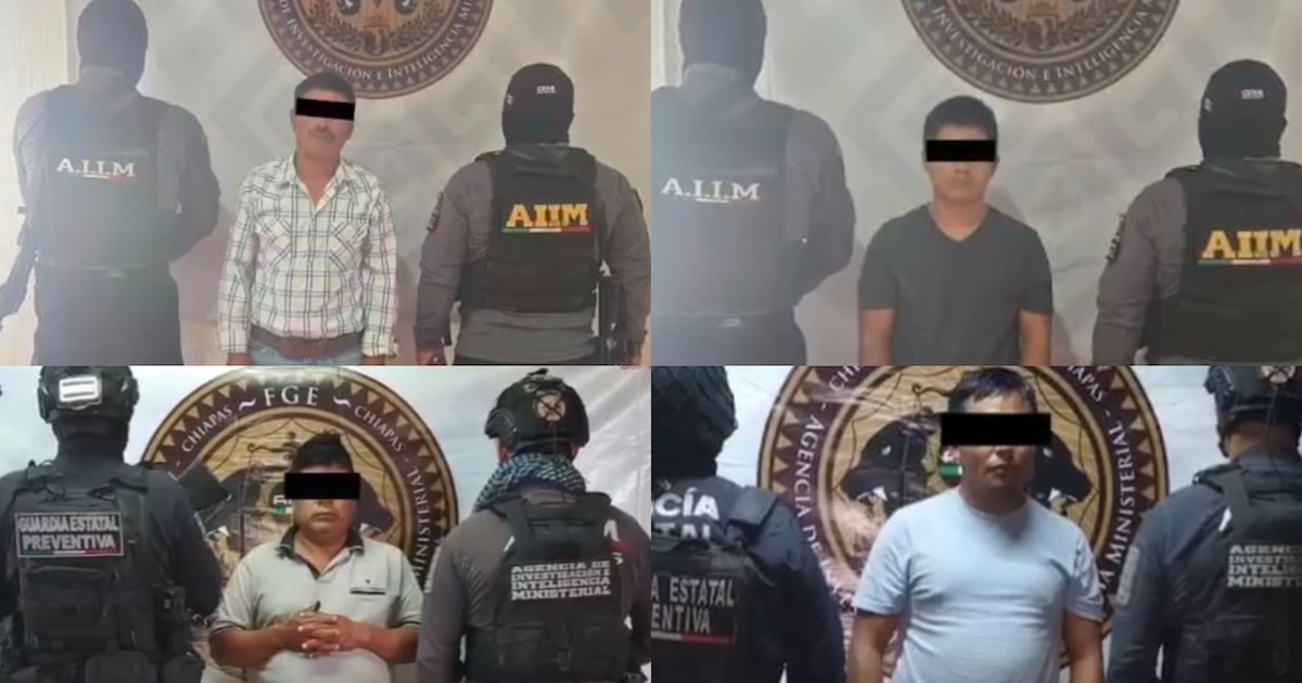 Detienen a cuatro hombres en Chiapas tras viralización de video de abuso sexual infantil