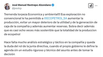 José Manuel Restrepo, exministro de