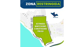 Zonas restringidas en Miraflores.