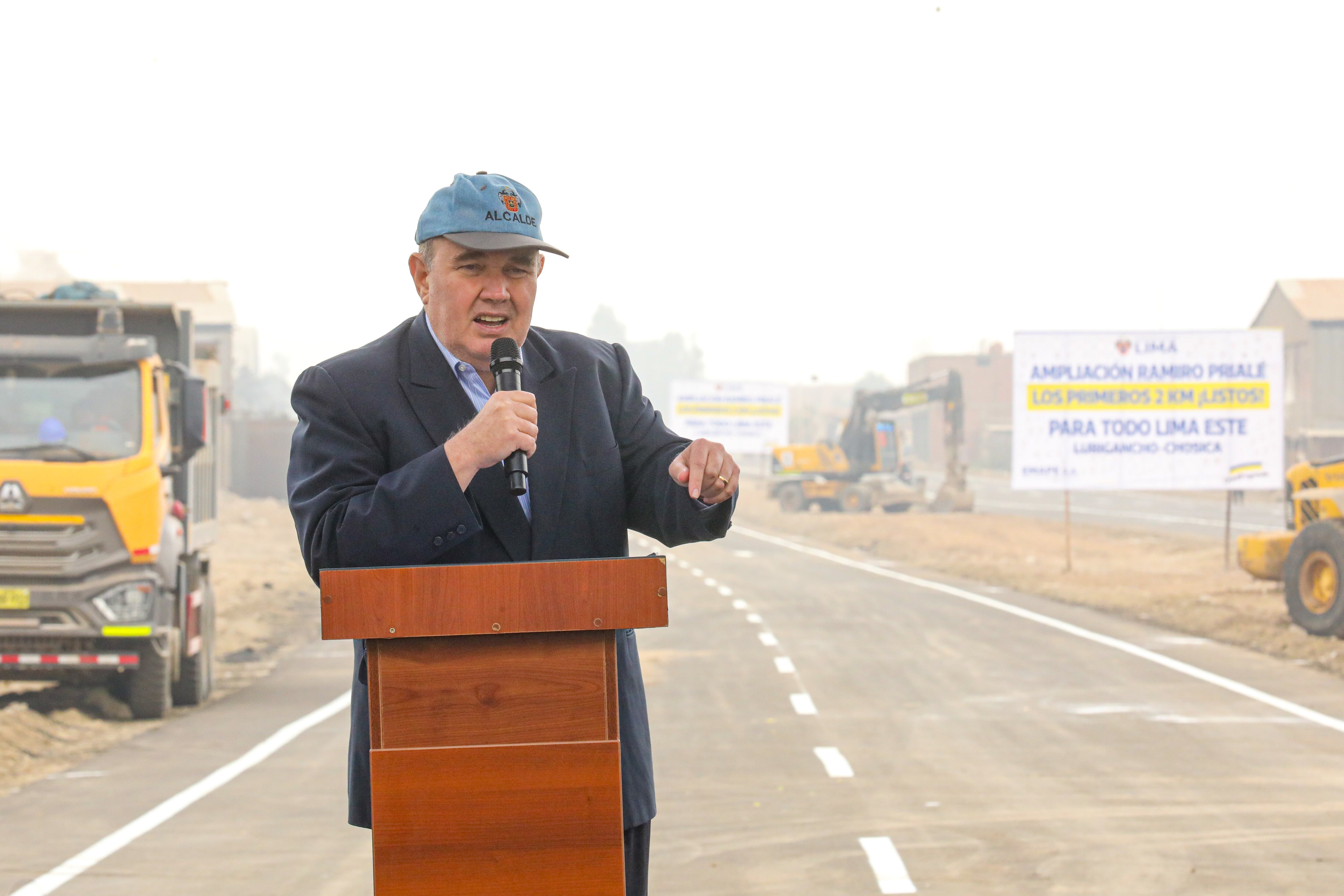 López Aliaga desafió al ministro de Transportes, César Sandoval, respecto a la marcha blanca del sistema de trenes Lima–Chosica, cuyo inicio prevé antes de las Fiestas Patrias