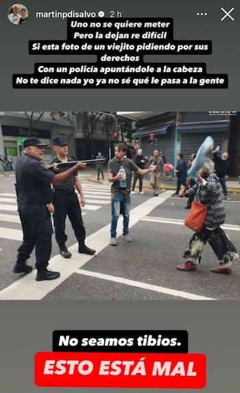 El compromiso social de Coscu se reflejó en múltiples ocasiones, especialmente al denunciar la represión a jubilados y exigir mayor empatía social en Argentina