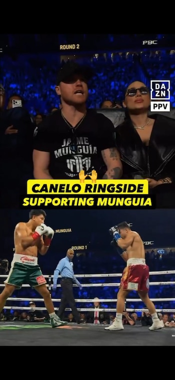 Canelo Álvarez apoya a Jaime Munguía (captura de pantalla | DAZN)