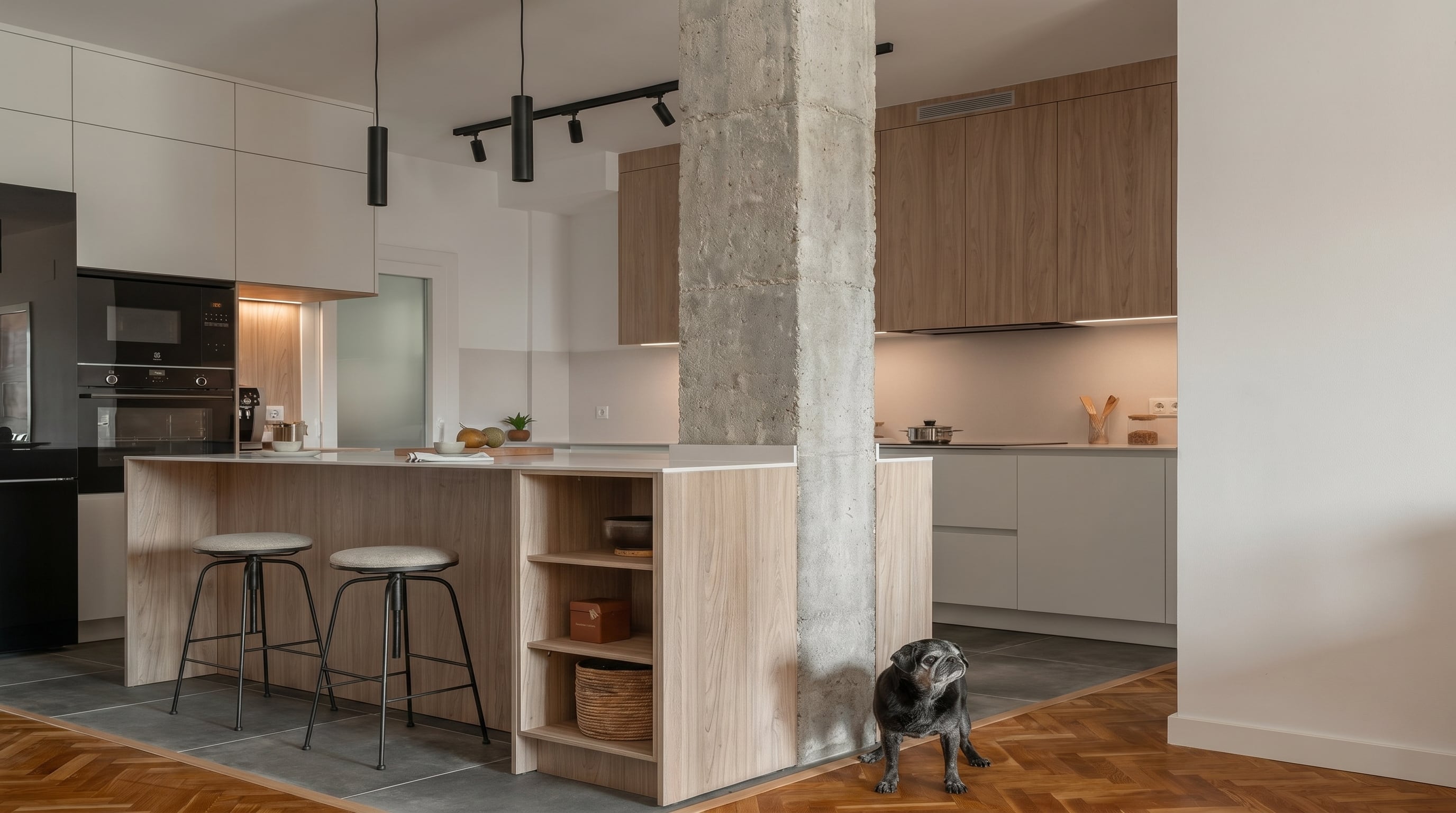 La cocina se integra con el salón y el comedor y concentra la convivencia diaria. (Imagen Ilustrativa Infobae)